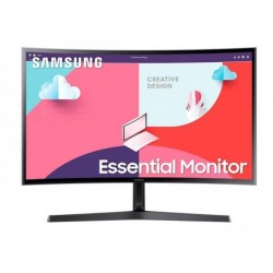 LCD Monitor SAMSUNG Essential S36C 27" Curved Panel VA 1920x1080 16:9 75Hz 4 ms Tilt Colour Black LS27C366EAUXEN