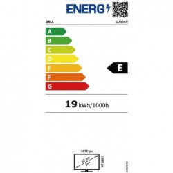 LCD Monitor DELL G2524H 25" Gaming Panel IPS 1920x1080 16:9 1 ms Swivel Pivot Height adjustable Tilt Colour