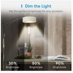 Smart Light Bulb MEROSS Power consumption 6 Watts 2700 K Beam angle 180 degrees MSL100HK(EU)