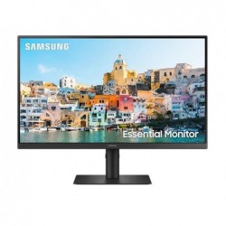 LCD Monitor|SAMSUNG|S4U|24"|Panel IPS|1920x1080|16:9|75Hz|5 ms|Swivel|Pivot|Height adjustable|Tilt|Colour Black|LS24A400UJUXEN