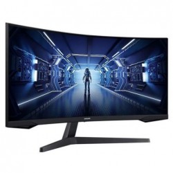 LCD Monitor SAMSUNG Odyssey G5 34" Gaming/Curved/21 : 9 Panel VA 3440x1440 21:9 1 ms Tilt Colour Black LC34G55TWWPXEN
