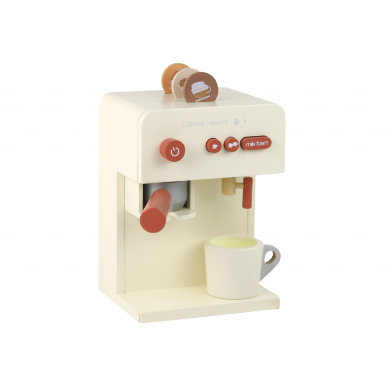Wooden Coffee Maker Toy Cup