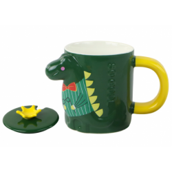 Green Dinosaur Infuser Mug 400 ml