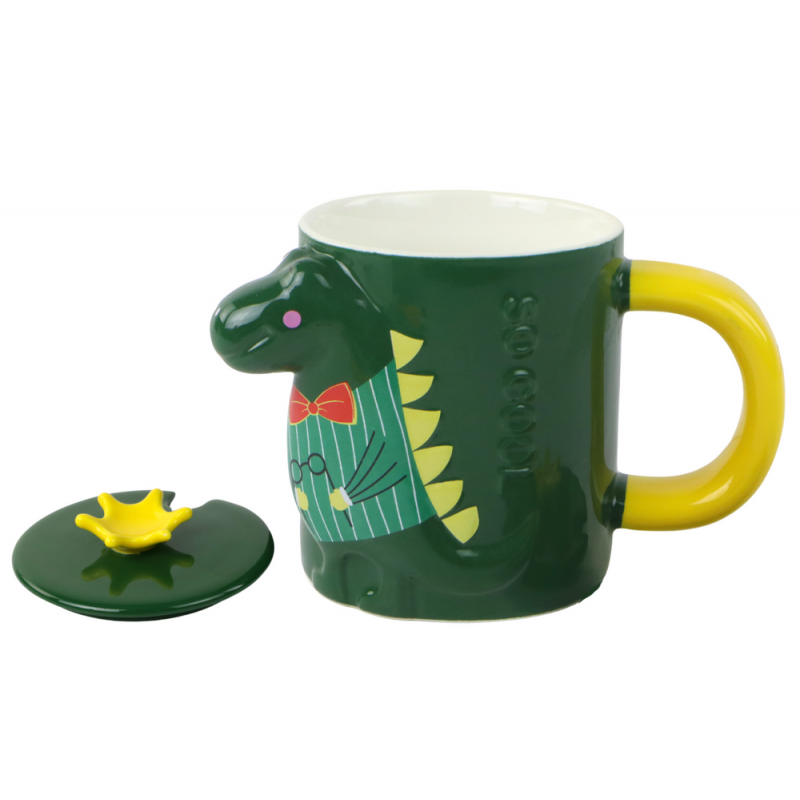 Green Dinosaur Infuser Mug 400 ml