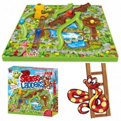 WOOPIE Ladders and Snakes Board Game 5+
