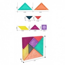 WOOPIE Tangram blokeerib magnetilise 3D-mõistatuse