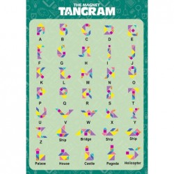 WOOPIE Tangram Blocks Magnetic 3D Puzzle