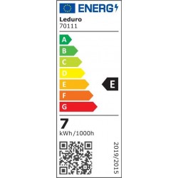 Light Bulb|LEDURO|Power consumption 7 Watts|Luminous flux 806 Lumen|3000 K|220-240V|Beam angle 300 degrees|70111