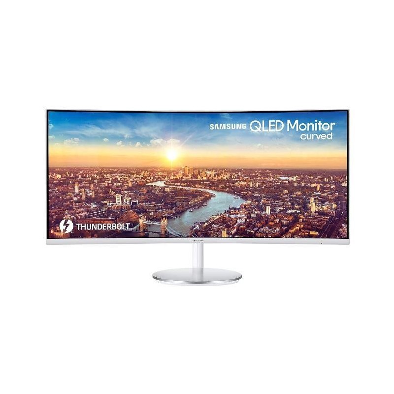 LCD Monitor SAMSUNG 34" Curved/21 : 9 3440x1440 21:9 100Hz 4 ms Speakers Height adjustable Tilt Colour