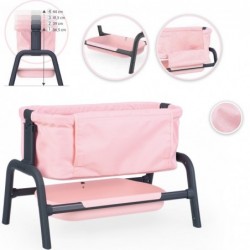 Кукольная кровать Smoby Maxi-Cosi Quinny 38 см с местом для хранения и регулировкой высоты