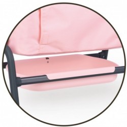 Кукольная кровать Smoby Maxi-Cosi Quinny 38 см с местом для хранения и регулировкой высоты