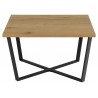 Coffee table AMBLE 75x75xH44cm, natural