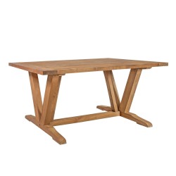 Стол KATALINA 220x100xH78см, материал  массива древесины тика повторного использования, цвет  натуральный