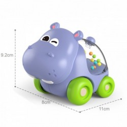 WOOPIE BABY Rattle Toy Car Vehicle Hippopotamus