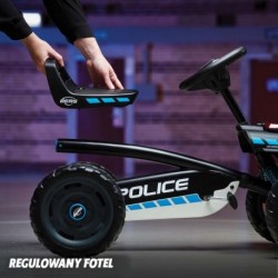 BERG Buzzy Police Pedal Gokart 2-5 лет до 30 кг Звук + Свет