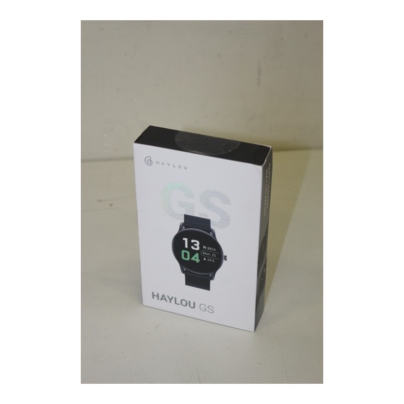 SALE OUT. Haylou GS Smart Watch, Black Haylou USED AS DEMO