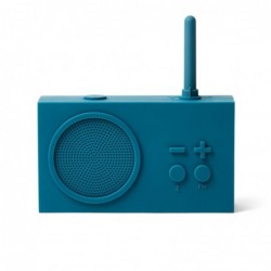 LEXON FM radio and wireless speaker TYKHO3 Wireless connection Duck Blue Bluetooth