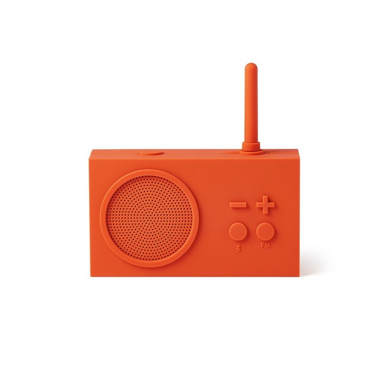 LEXON FM radio and wireless speaker TYKHO3 Wireless connection Orange Bluetooth