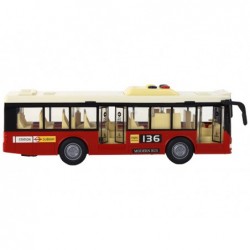 Battery Powered Bus Lights Sounds Red City 1:16