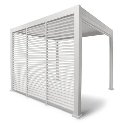 Louvers wall for gazebo...