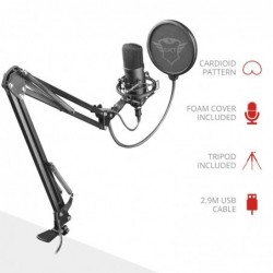 TRUST MICROPHONE GXT 252+ EMITA PLUS/STREAMING 22400