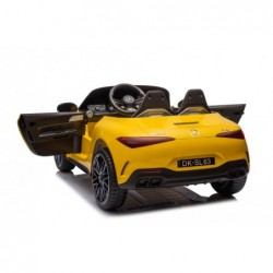 Mercedes AMG SL63 Battery Car, Yellow Painted