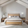 Bed OZZO 160x200cm, light wood