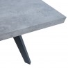 Dining table BRIGIT 159 198x84,5xH77cm, concrete