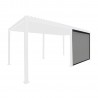 Pull-down screen for gazebo MIRADOR-111 3m, white/light grey