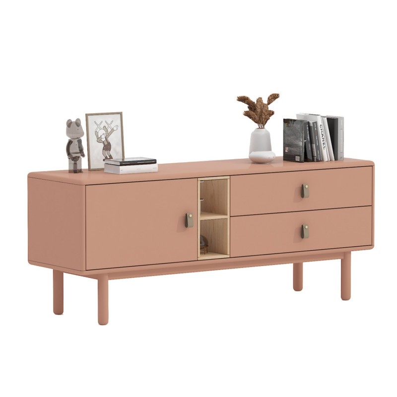 Sideboard IRIS 140x40xH55cm, pink