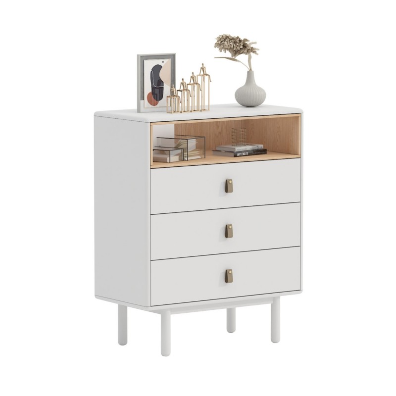 Sideboard IRIS 80x40xH100cm, white