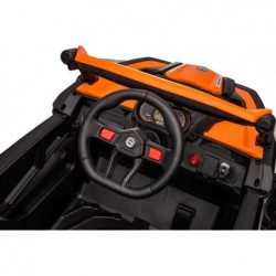 Battery-operated Buggy JH-105 Orange Police Car 24V 4x4