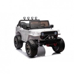 Battery-powered car JH-102 White 4x4