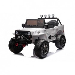 Battery-powered car JH-102 White 4x4