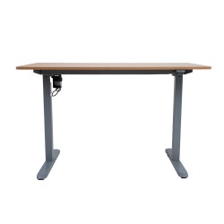 Desk ERGO LIGHT with 1 motor 120x60cm, silver grey oak