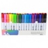 Set of 36 multi-colored double-sided markers in an organizer