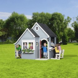 Wooden garden house for children Spring Backyard Discovery