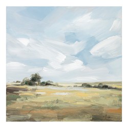 Oil painting 60x60cm, summer landscape