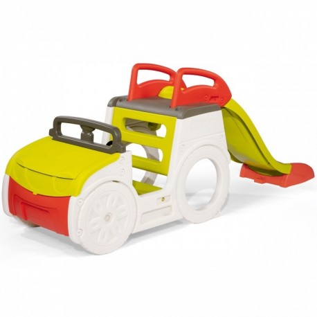 Smoby Adventure Car с горкой и песочницей