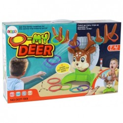 Family Arcade Game - Throwing a Hoop at a Deer