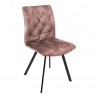 Chair AFTON dark pink velvet