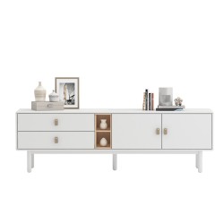 Sideboard IRIS 180x40xH55cm, white