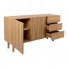 Sideboard SUNNY 150x40xH80cm, melamine oak