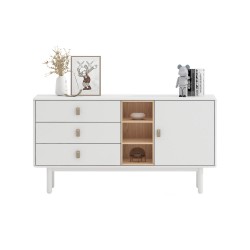 Sideboard IRIS 140x40xH75cm, white