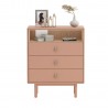 Sideboard IRIS 80x40xH100cm, pink