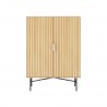 Cabinet BASSEL 80x40xH110cm, 3D melamine