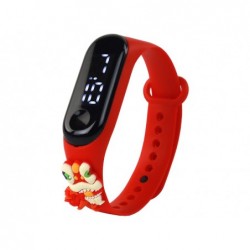 Dragon Touch Screen Watch Red Adjustable Strap
