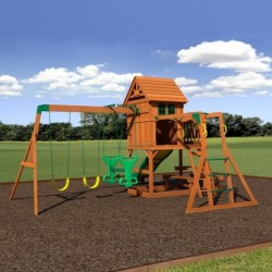 Backyard Discovery Springboro 7in1 wooden playground made of cedar wood