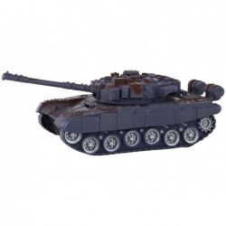 R/C Tank Remote Controlled Lights Sound Navy Blue 1:18 27MHz