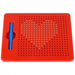 Magnetic Board Educational Pad Balls Templates Red